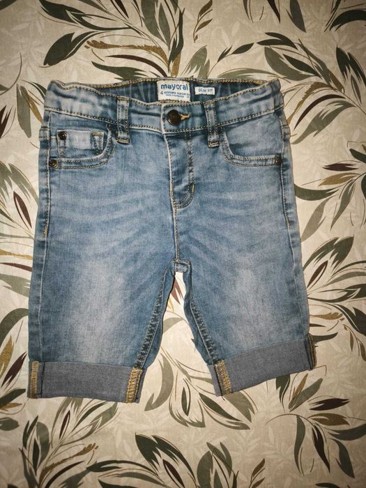 Mayoral Boys' Denim Shorts, Size 4