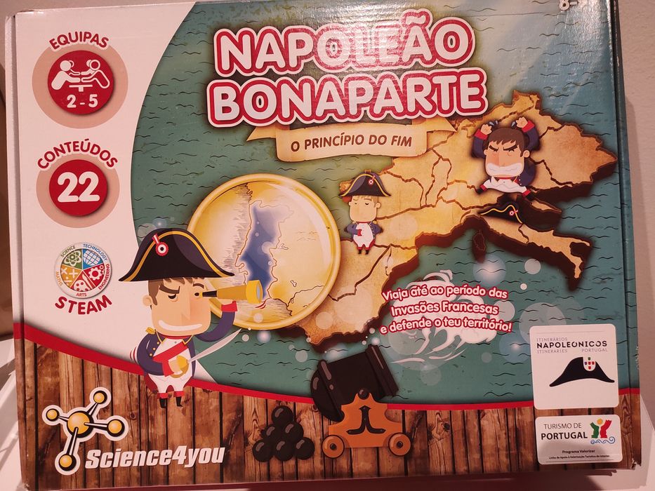 Jogo de Tabuleiro Science4You "Napoleão Bonaparte: o princípio do fim"