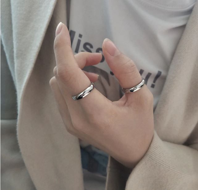 Anel / Aliança Casal - Aço Inoxidável