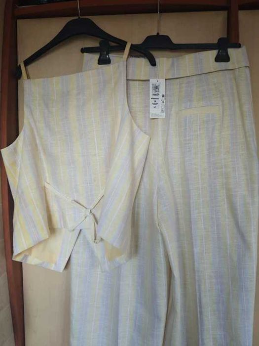 Lniany komplet M&S