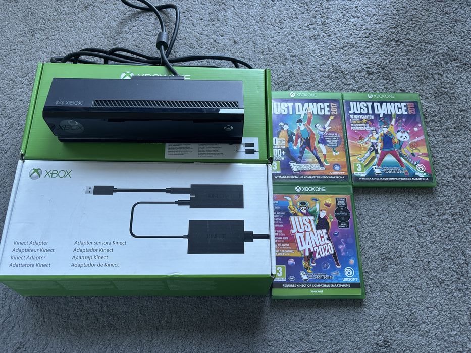 Kinect Xbox one + 3X Just Dance