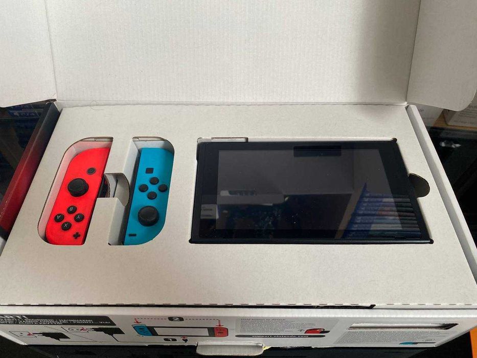 Nintendi switch 128 ГБ + 10 ігор, повний набір, гарантія,обмін,магазин