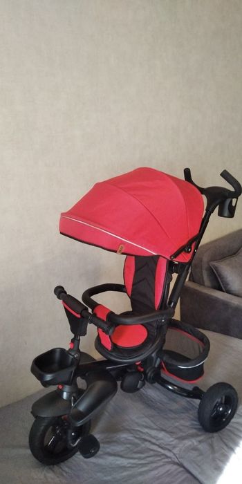 Дитячий триколісний велосипед Tilly Flip T-390 Red складний