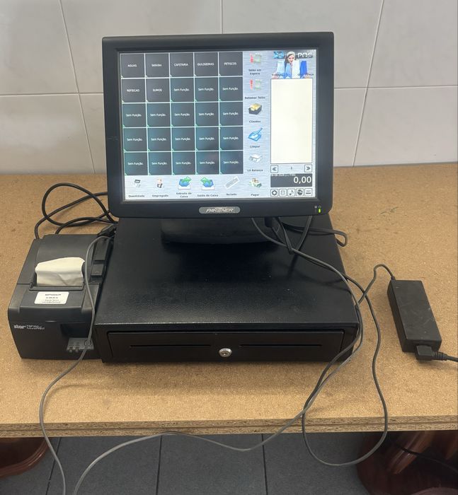 Caixa registradora completa