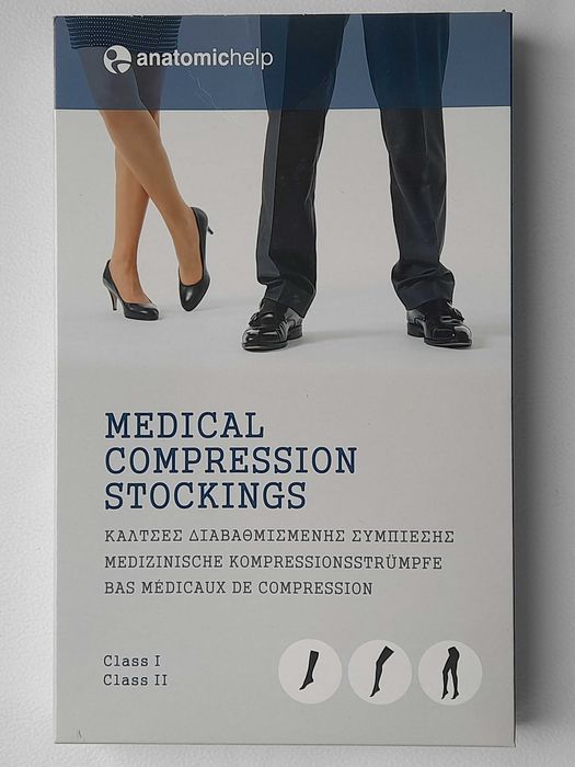 Компрессионные гольфы Anatomichelp, 1 класс с открытым носком ОО-1313