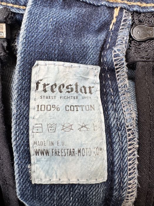 Jeansowe spodnie motocyklowe freestar