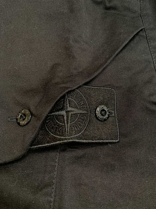 Шорти STONE ISLAND L0208 Shadow Project Zip Cargo Shorts Black SI0173-