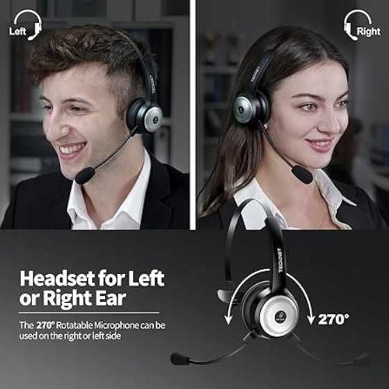 Zestaw Bluetooth z Mikrofonem Redukcja Szumów Baza Ładująca 32h