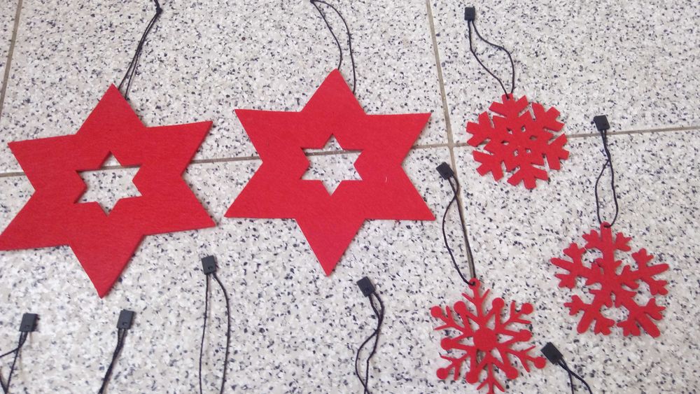 Decorações de Natal de feltro