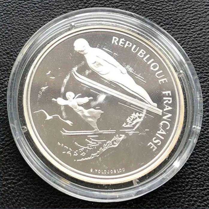 Набір монет 100 франків 1989 - 1992 року, Олімпійські ігри в Альбервіл