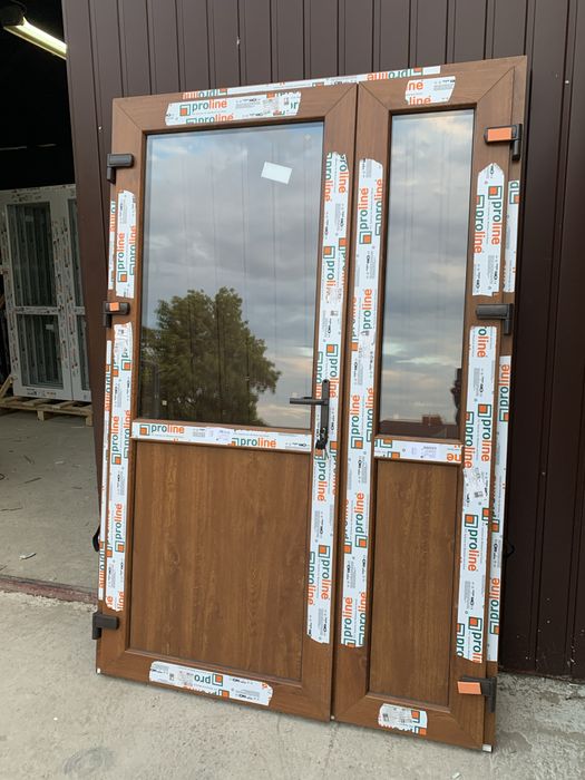 Drzwi PCV 140x210 złoty Dąb lewe/prawe