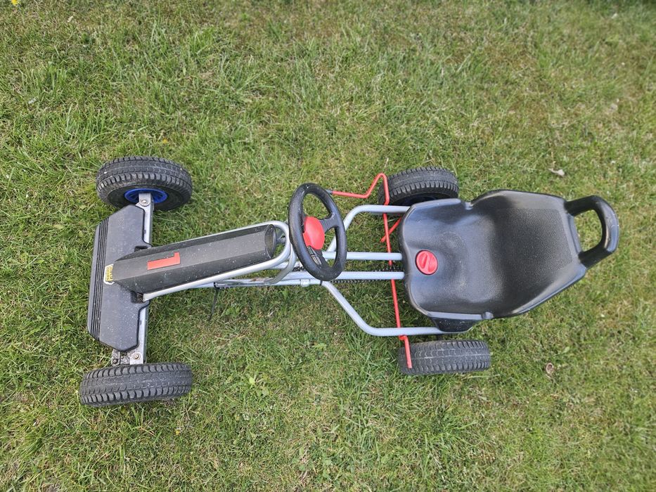 Gokart na pedały pompowane koła