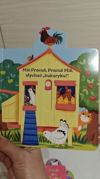 Książeczki 3 szt ruchome.