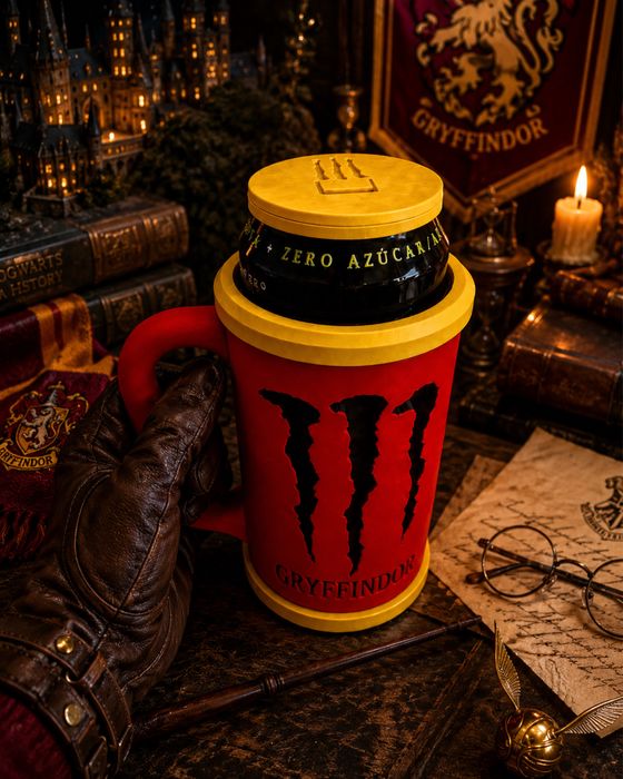 Caneca porta-lata HARRY POTTER + tampa