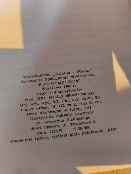 Książka Kubuś Puchatek wydanie z 1988 r.