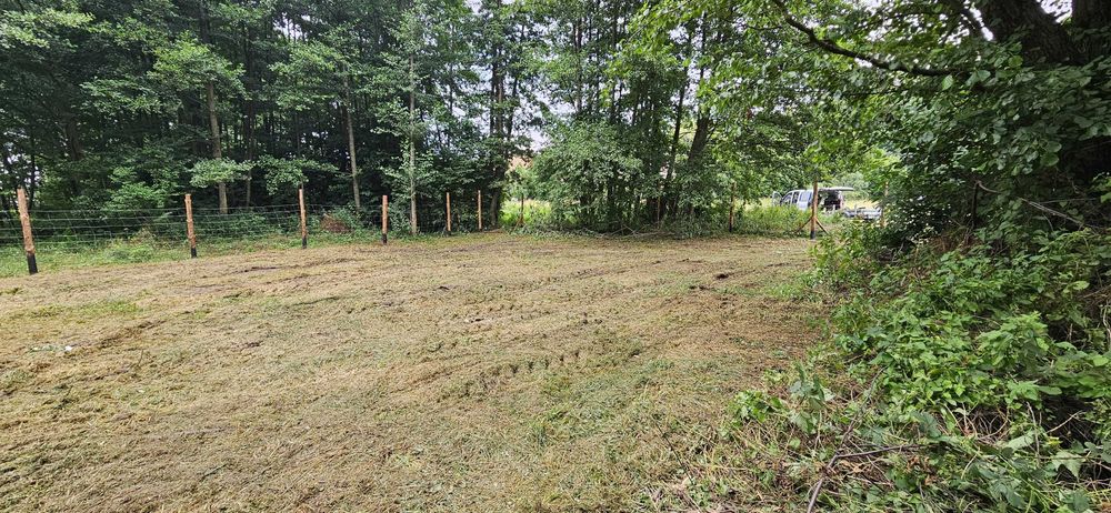 Piekna dzialka budowlana, inwestycja, ogrodzona