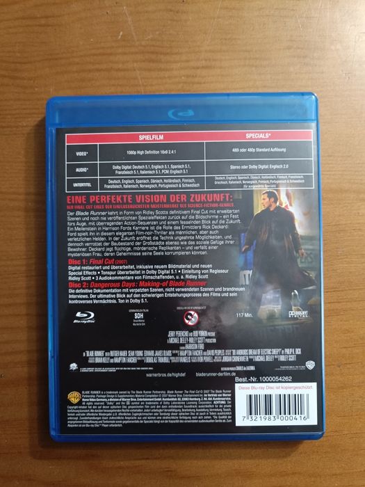 Blu ray do filme "Blade Runner" - Ed. Especial (portes grátis)