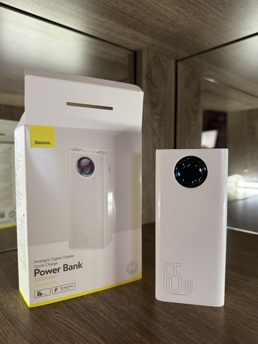 Baseus 30000mAh 65W PD Power Bank для ноутбука та телефону