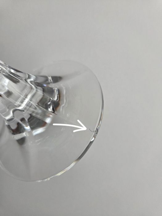 2 castiçais Cristal D'Arques