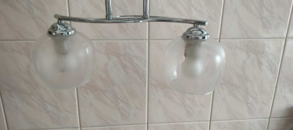 Żyrandol sufitowy podwójny