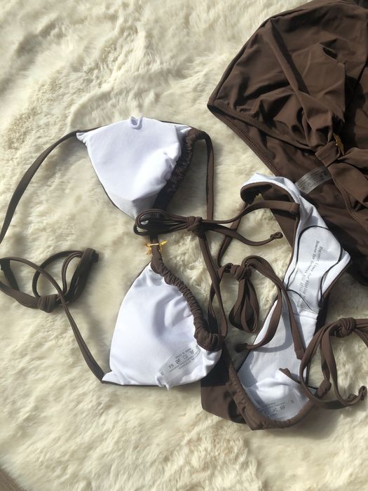 damski brązowy stroj kąpielowy rozmiar S