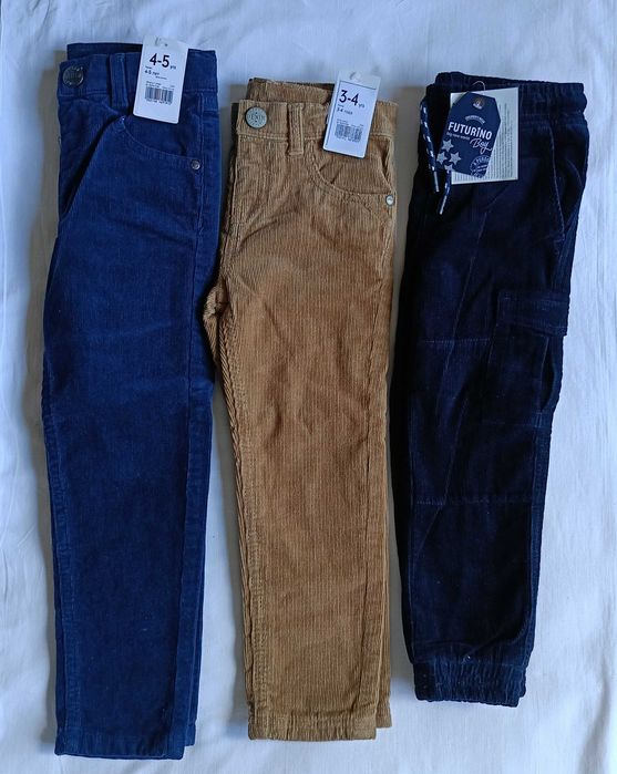 Новые вельветовые брюки на подкладке фирмы Mothercare 98-110