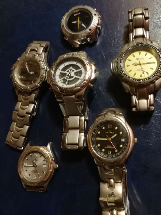 Zestaw zegarków nie mechanicznych nie Casio nie seiko