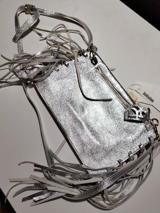 Babylon srebrna torebka.