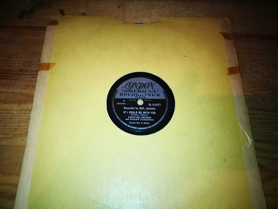 FONTANE SISTERS (78RPM) Seventeen/If I Stay With You (Ed ING-1955-10'