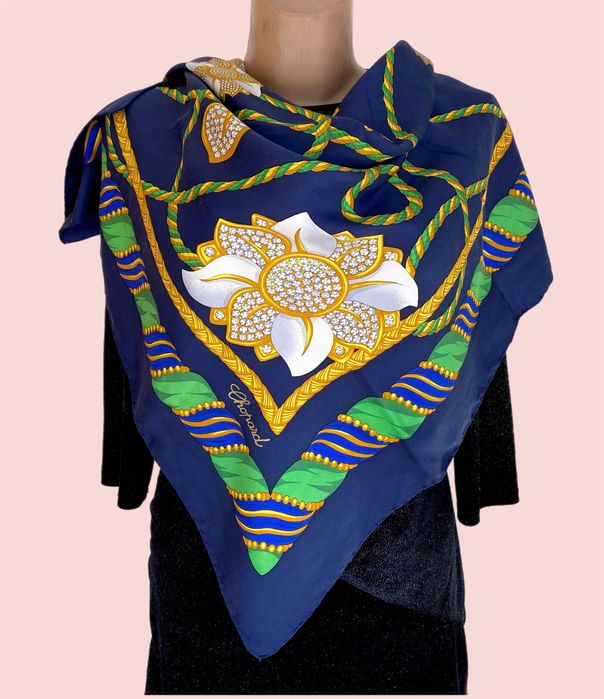 CHOPARD люксовый шелковый платок оригинал роуль