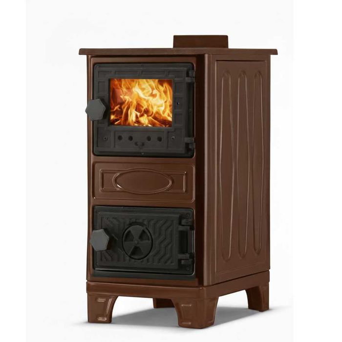 Піч-кухня DUVAL EK-4010 «євро буржуйка» з духовкою 6Квт.+ПОДРУНОК