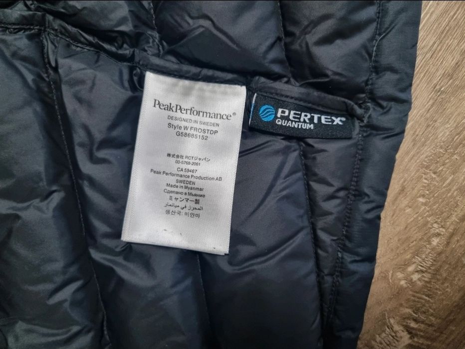Kurtka parka puchowa damska Peak Performance XS W Frost DP