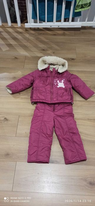 Komplet spodnie i kurtka rozm.98