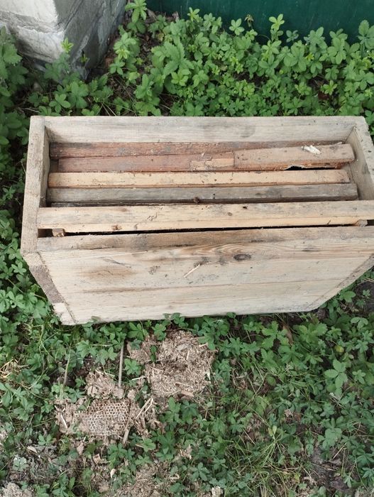 Ящик для перенесення рам, с рамами для вуликів