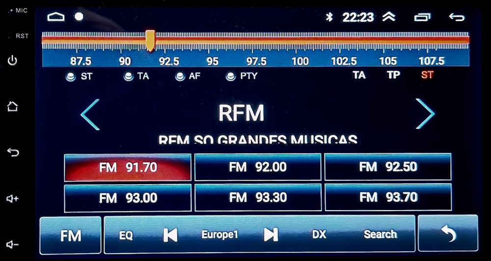 Rádio Android 2 Din 7" com camera