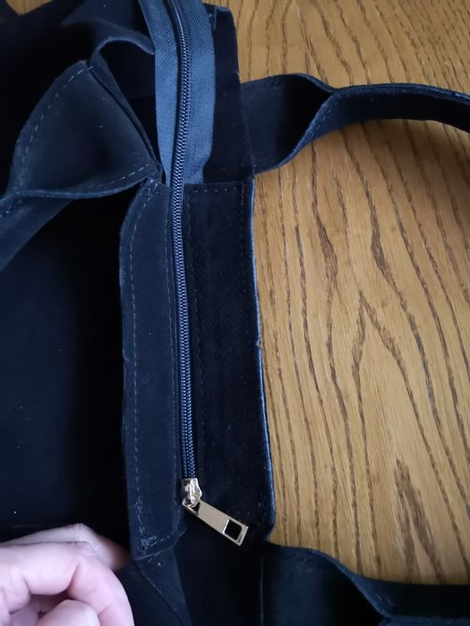 Piękny skórzany worek