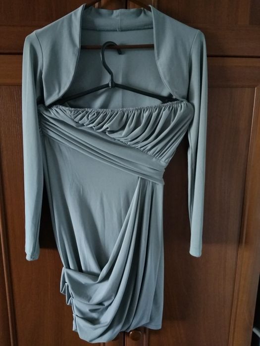 Платье с болеро стрейчевое.