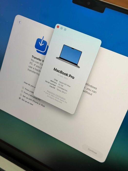 MacBook Pro 14” M2 Max 2023 — 32GB / 2TB