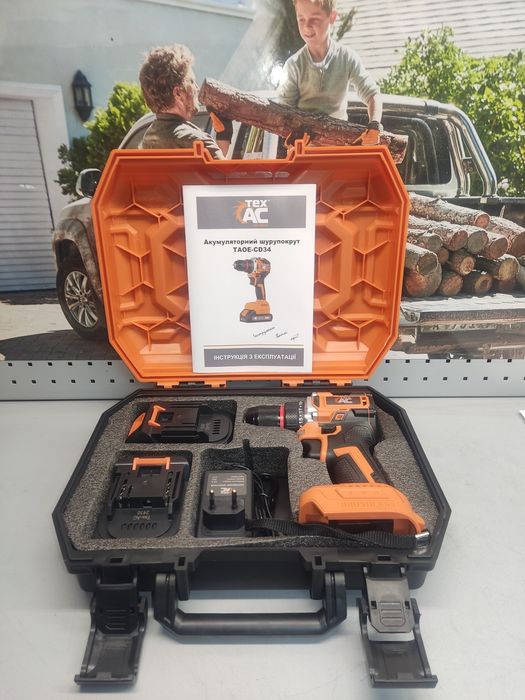 Шуруповерт Безщітковий акумуляторний шурупокрут Tex.AC TAOE-CD34