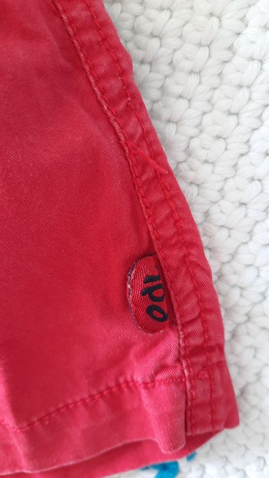 Pompdelux krótkie spodenki r.110, czerwone, Molo, Zara, Smafolk, Reima