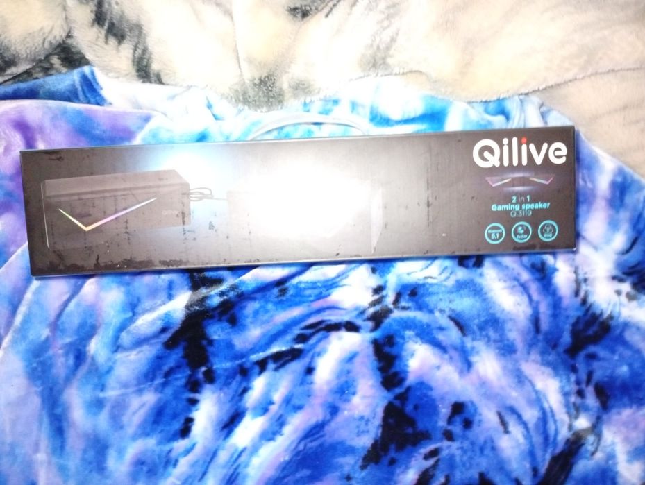 Coluna para PC 2.1 com luz led colorida