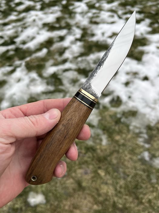 Нож ручной работы ніж ручної роботи нож охотничий  сталь 110х18  финка