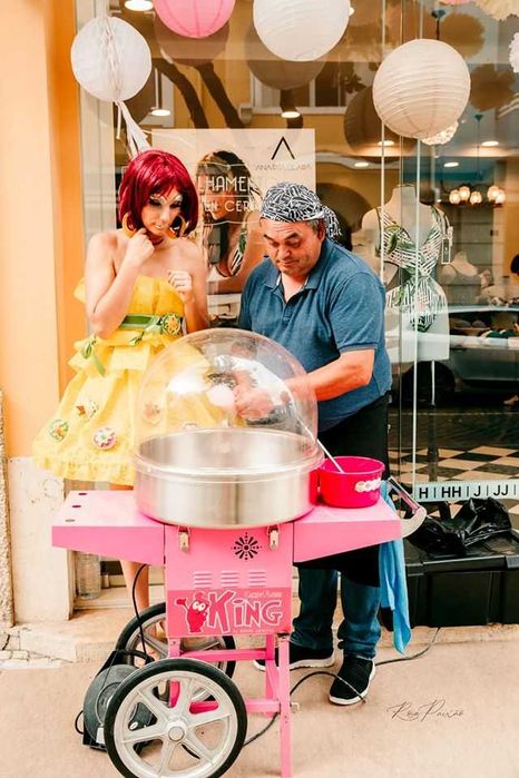 Máquina de Pipocas, Algodão Doce e Gelados