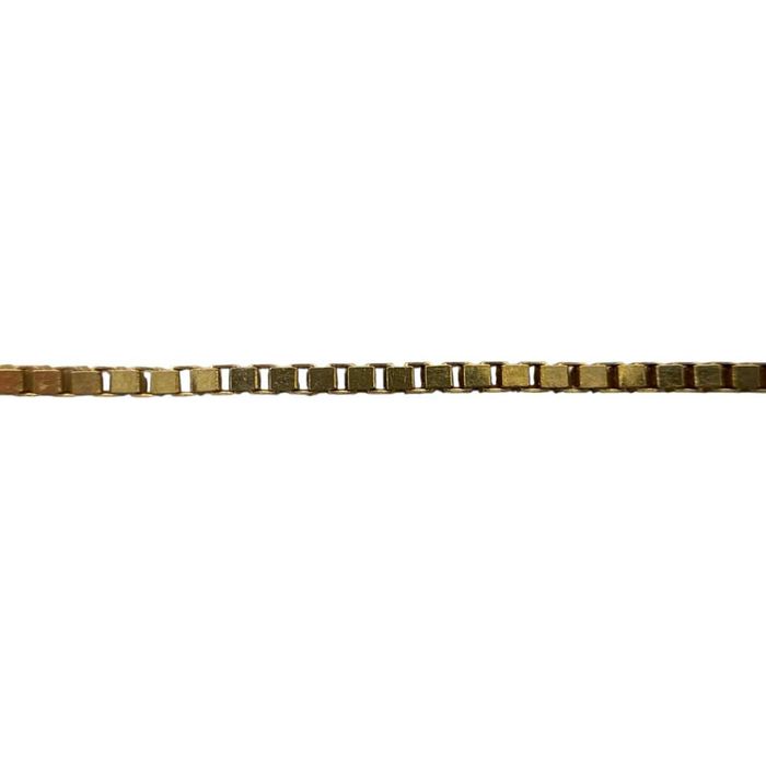 Elegancki Złoty Łańcuszek Kostka 585 2,27g