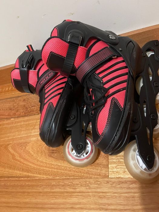 Patins rosa adaptável