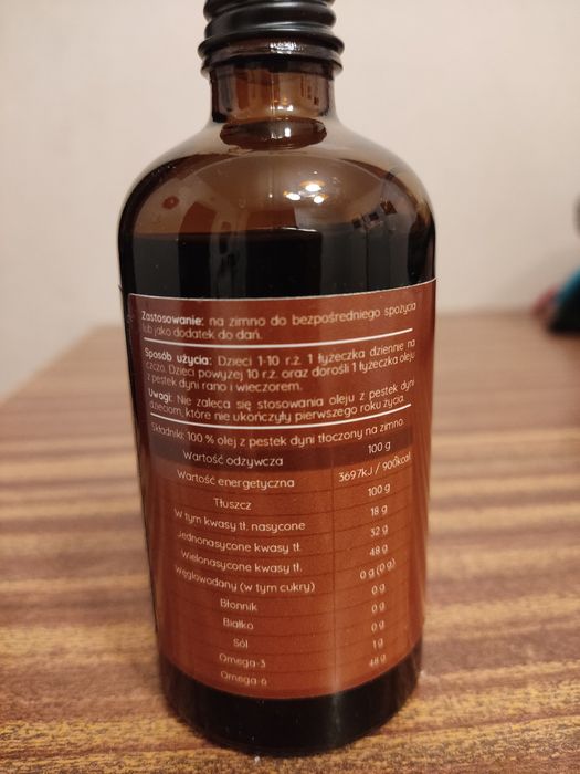 Olej z pestek dyni 100ml