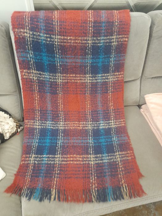 Szal 60x180 wełna wool