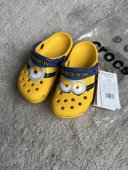 Сабо Crocs C12 Classic Minions Kids clog С12 18,5 см 28 29 міньйони