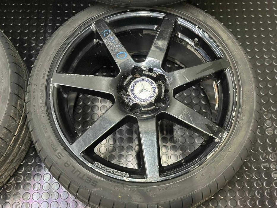 Jantes 18 com pneus Mercedes Benz (5x112) ET 50/54