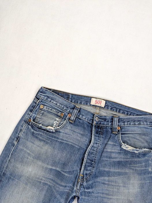 Levi's 501 34/34 niebieskie jeansy  M